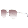 Guess GF6143 32F Women's Sunglasses Silver Metal BNWT