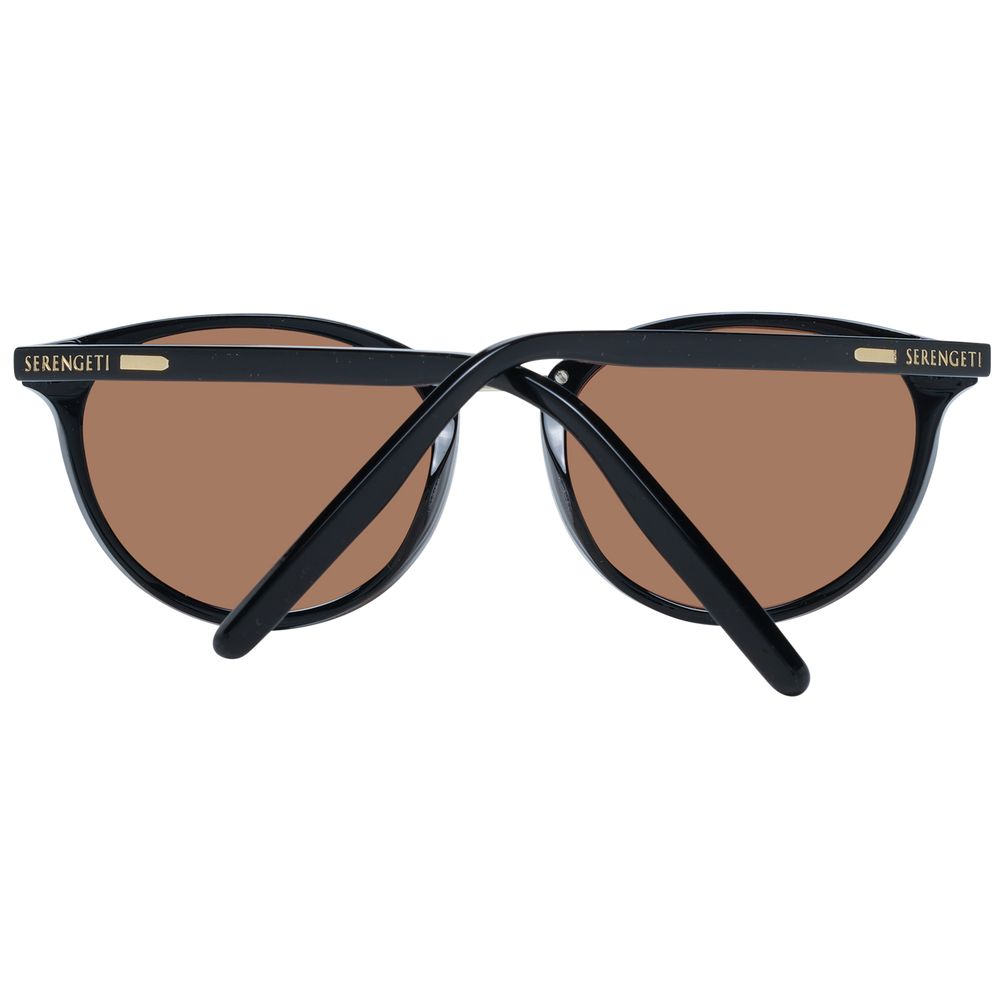 Serengeti Elyna 8846 Black Acetate & Metal Sunglasses