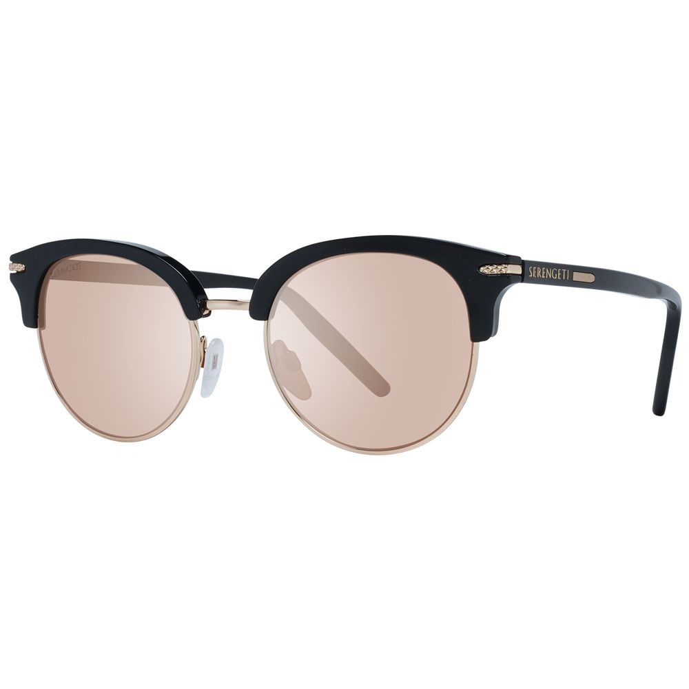 Serengeti Lela 8939 Black Acetate & Metal Sunglasses