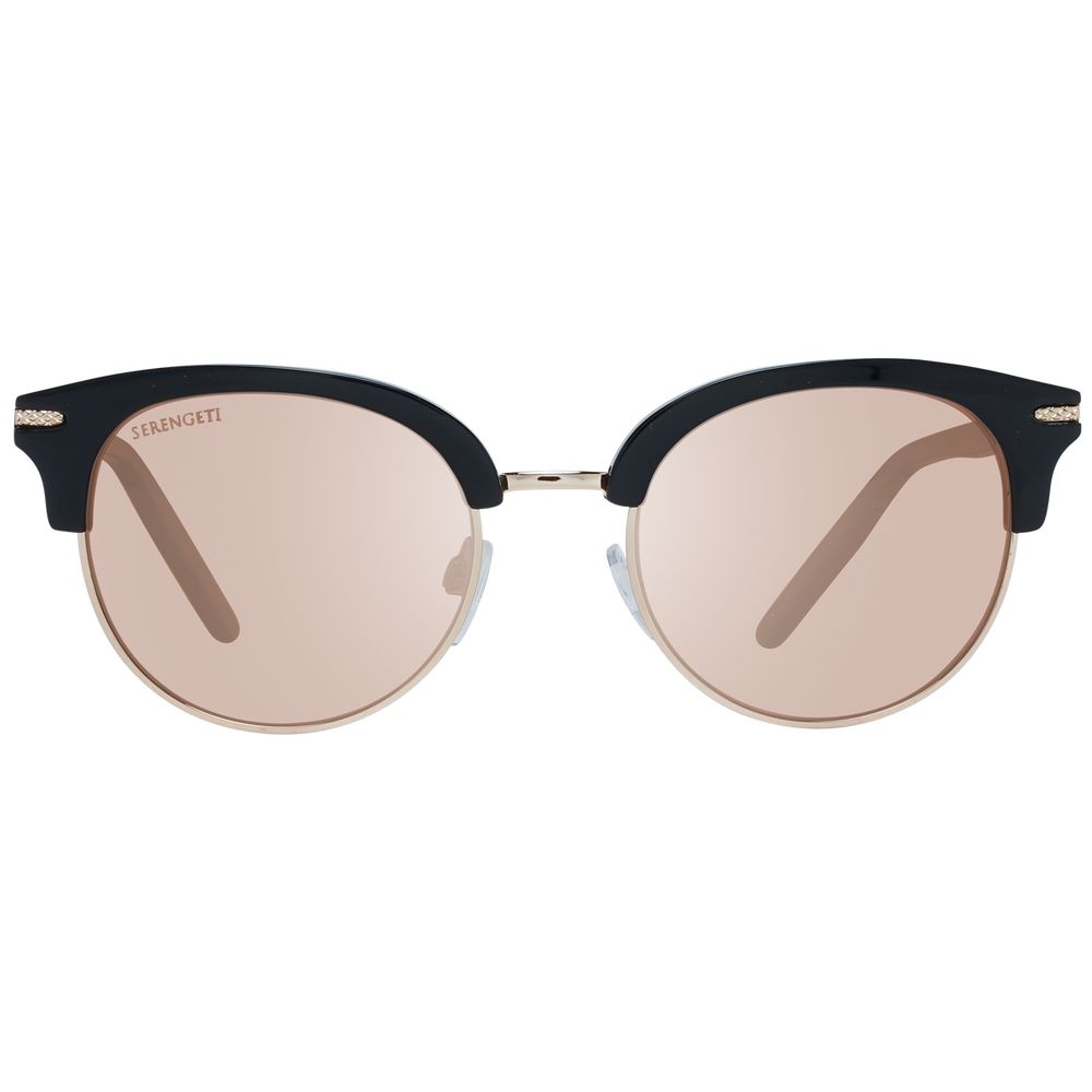 Serengeti Lela 8939 Black Acetate & Metal Sunglasses