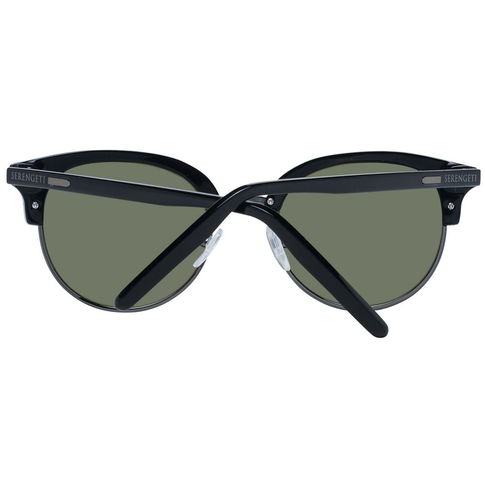 Serengeti Lela 8942 Black Acetate & Metal Sunglasses