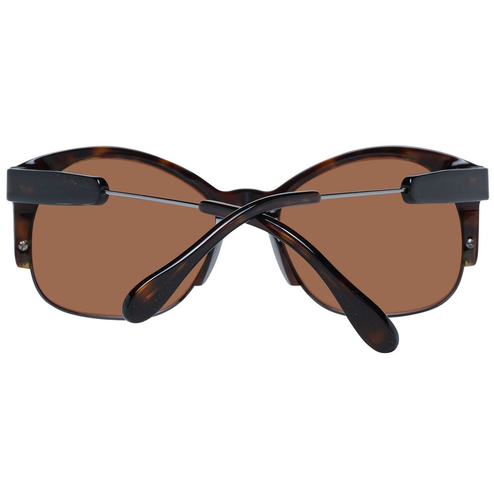Serengeti Vinita Unisex Polarised Sunglasses Brown Acetate Metal BNWT