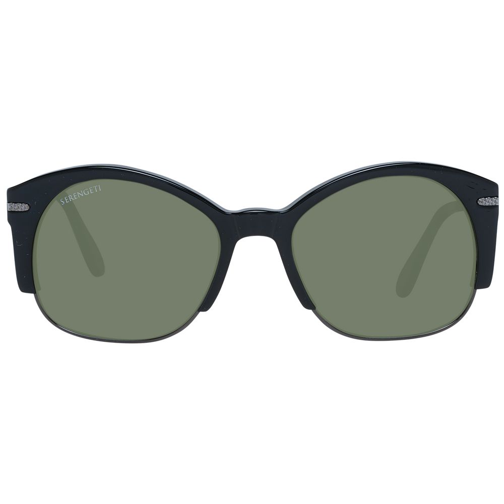 Serengeti Vinita SS529002 Black Acetate & Metal Sunglasses