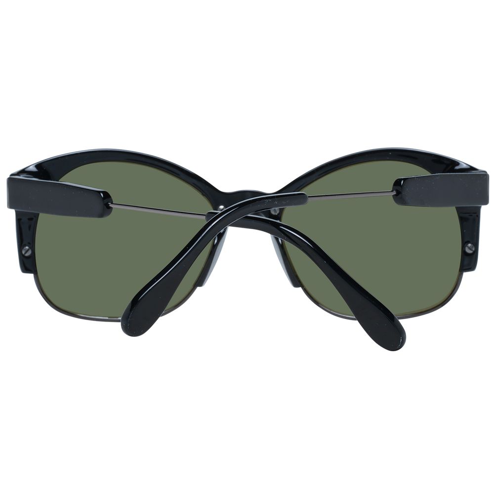 Serengeti Vinita SS529002 Black Acetate & Metal Sunglasses