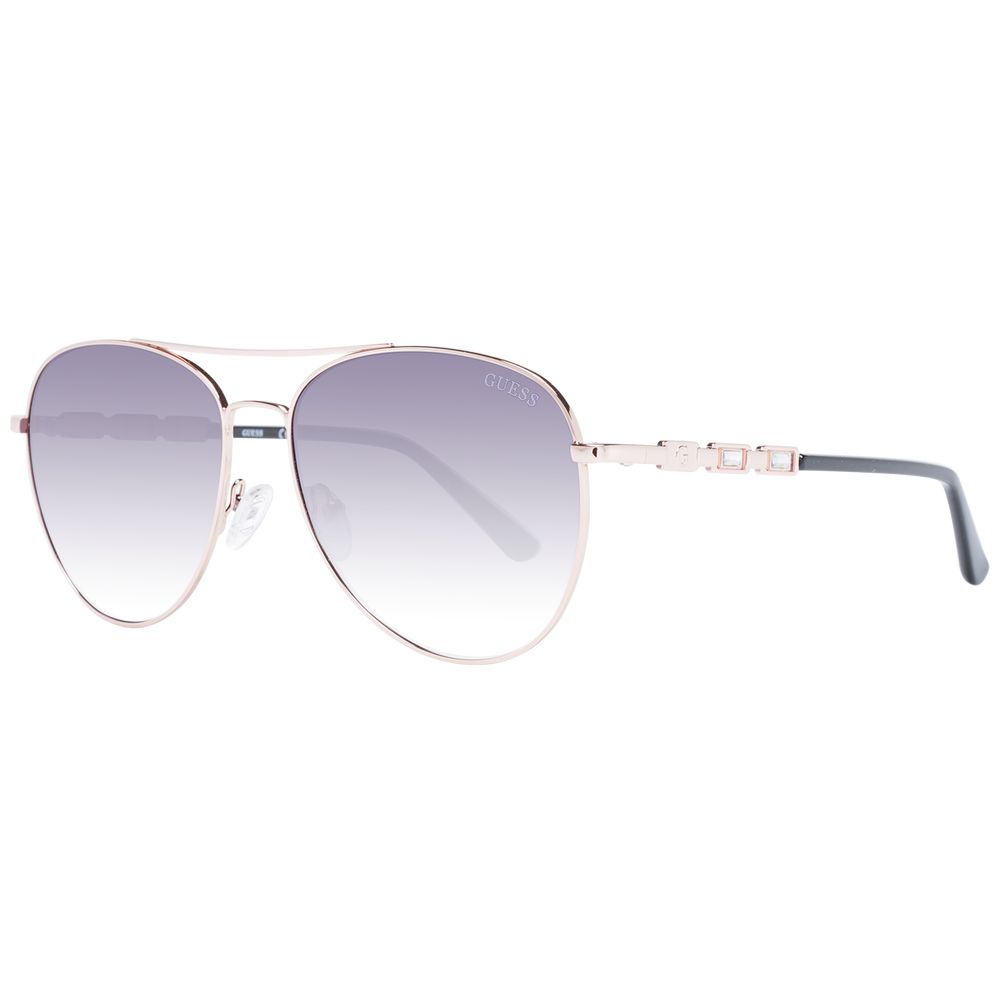 Guess GF6143 28B Rose Gold Metal Sunglasses