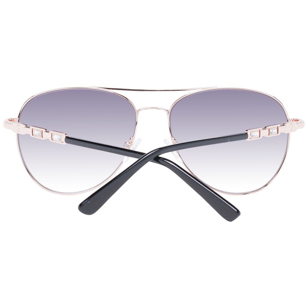 Guess GF6143 28B Rose Gold Metal Sunglasses