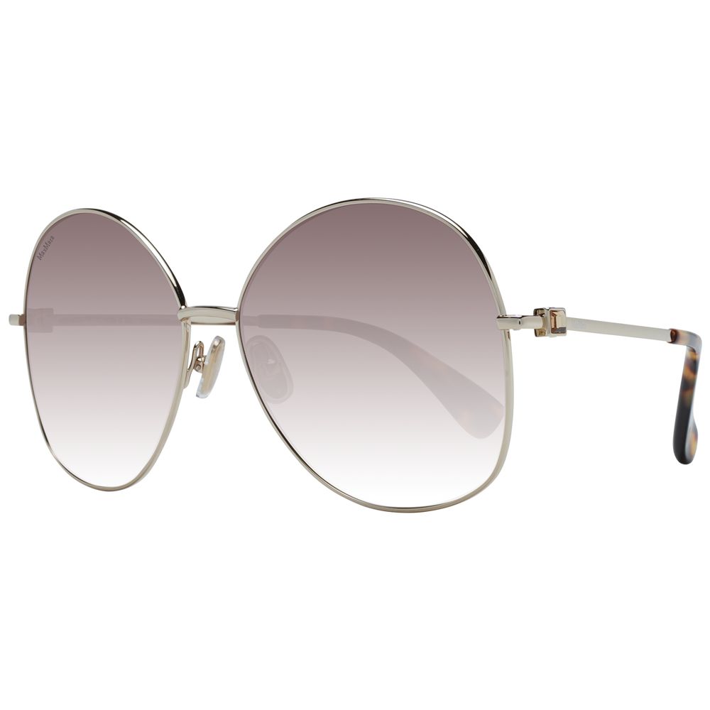 Max Mara MM0034 Women's Sunglasses Gold Metal BNWT
