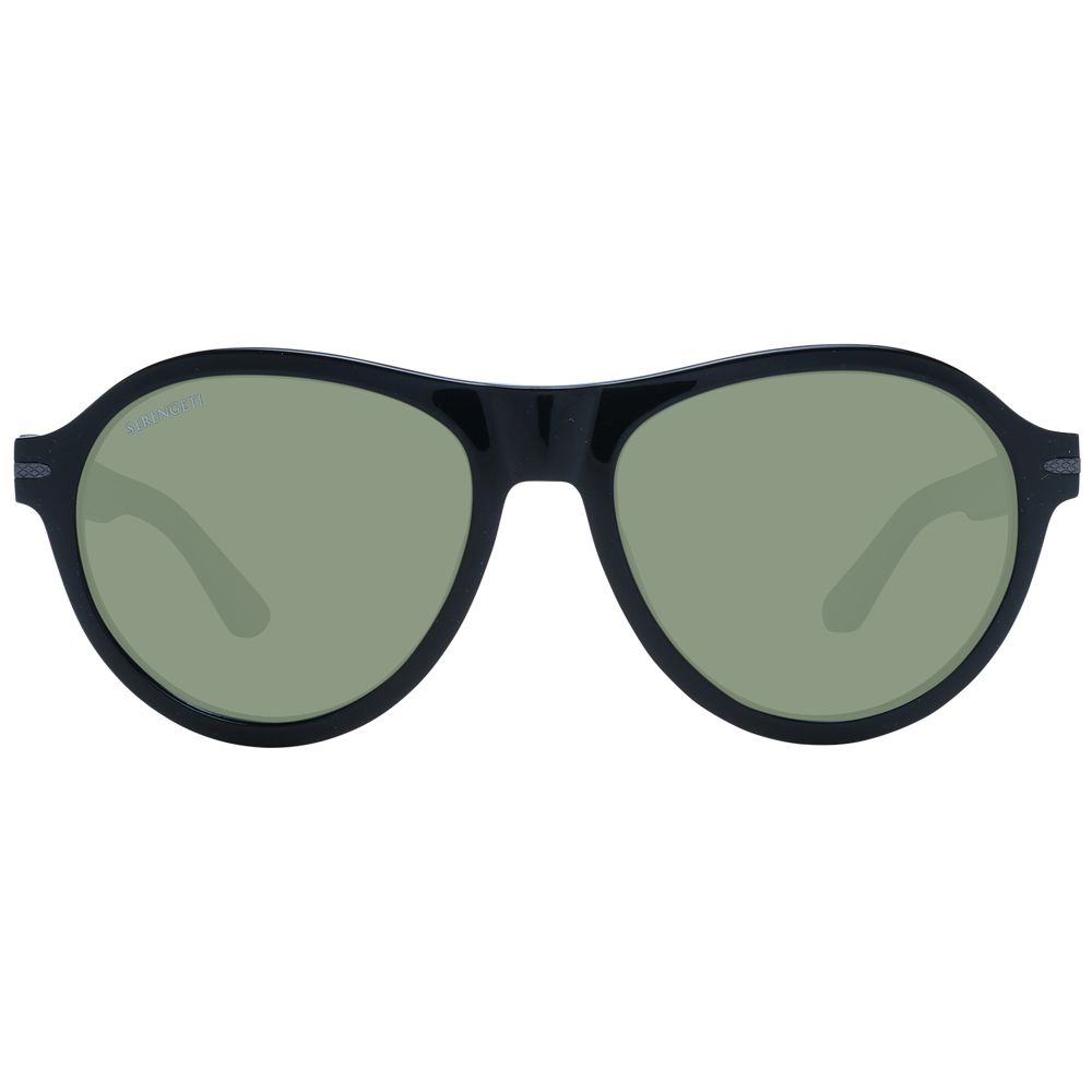 Serengeti Danby Men's Polarised Sunglasses Black Acetate BNWT