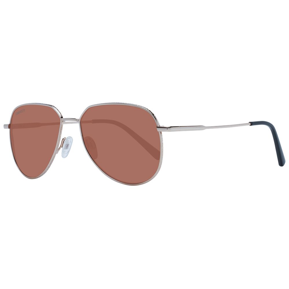 Serengeti Kilimanjaro Aviator Rose Gold Metal Sunglasses