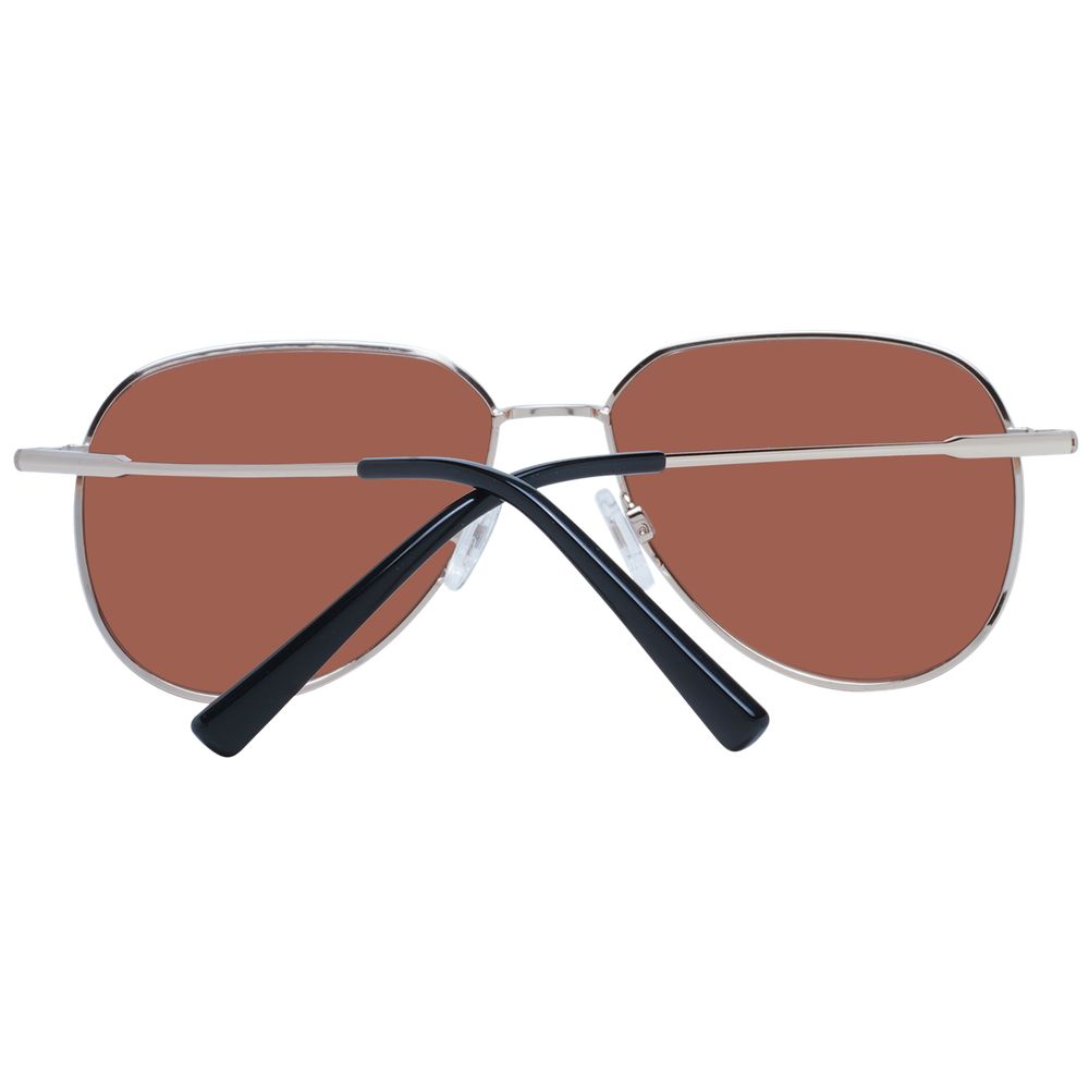 Serengeti Kilimanjaro Aviator Rose Gold Metal Sunglasses