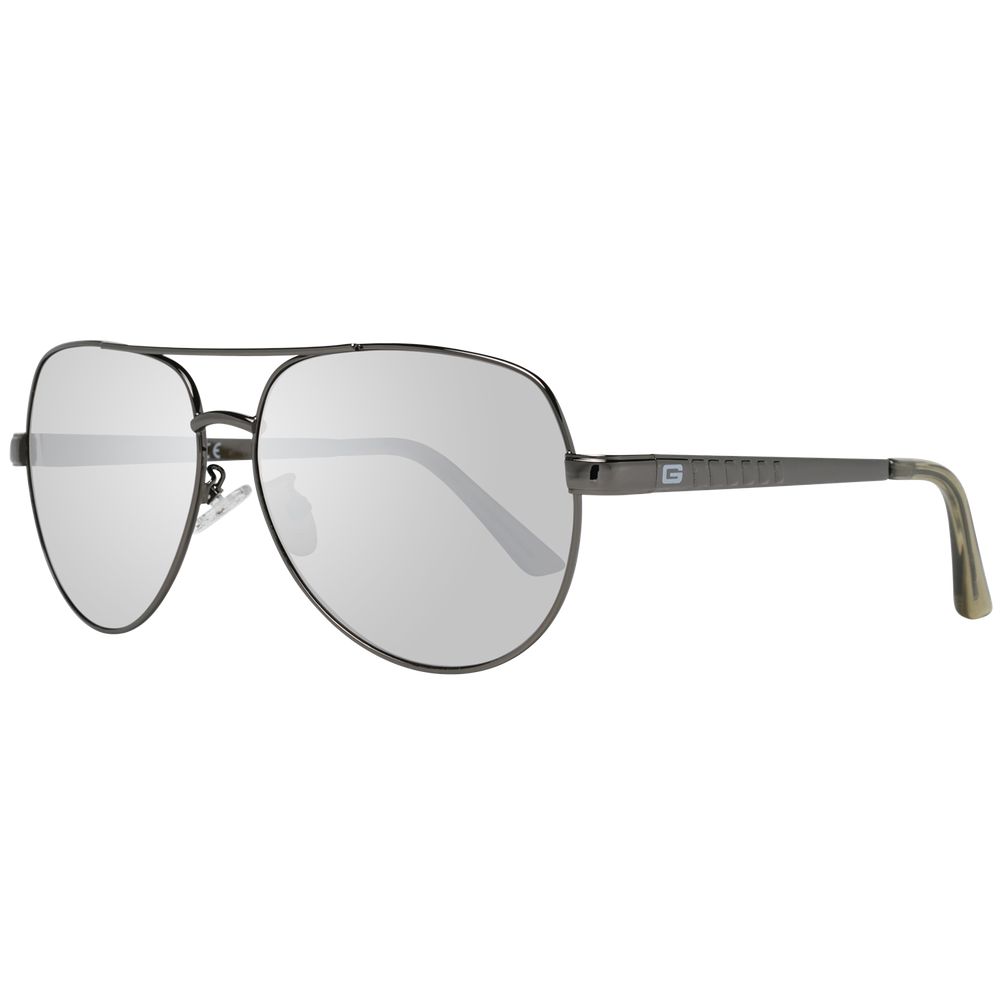 Guess GF0215 08C Gray Metal Sunglasses