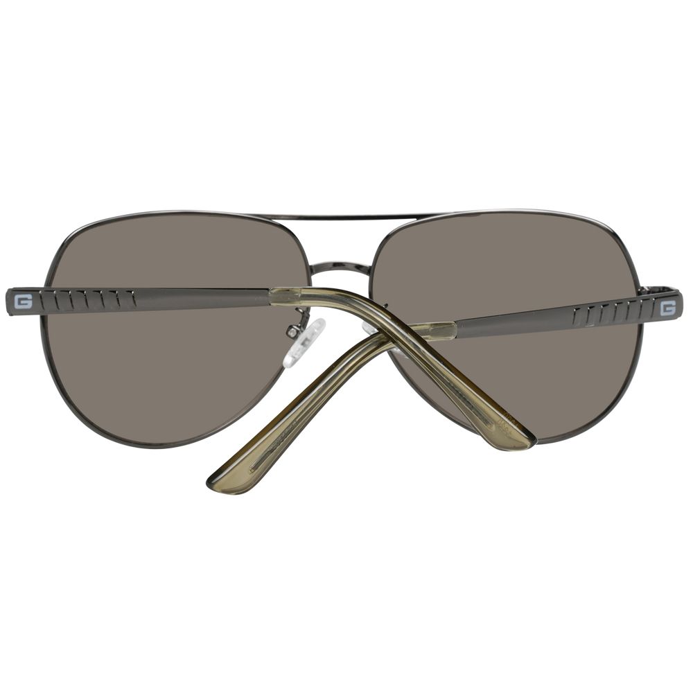 Guess GF0215 08C Gray Metal Sunglasses