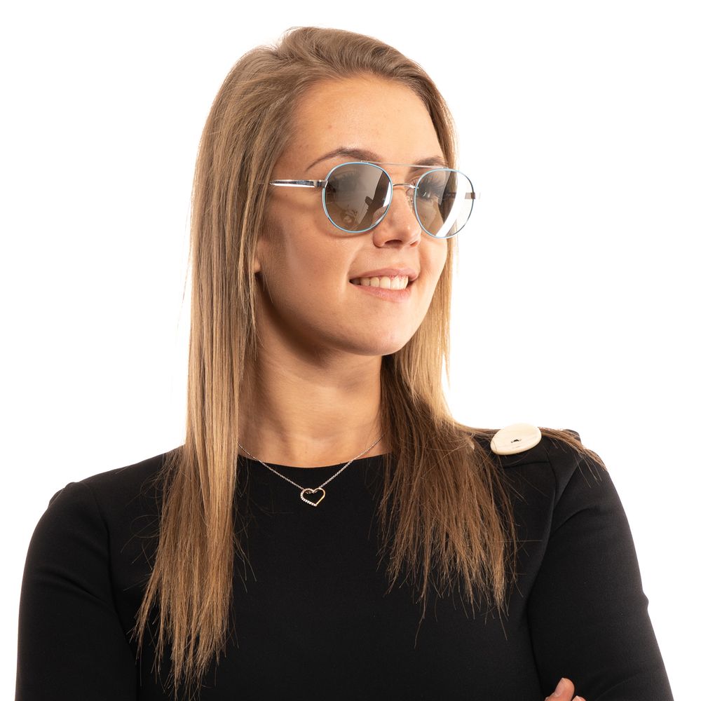 Guess GF0367 10X Turquoise Metal Sunglasses