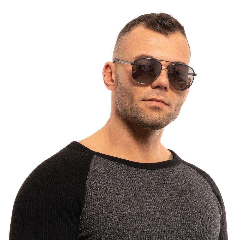 Guess GF0172 08C Gray Metal Sunglasses