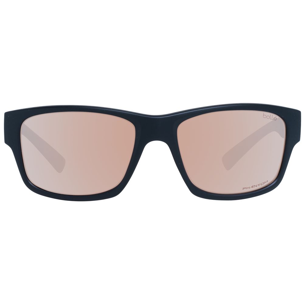 Bollé Holman 12569 Matte Black Phantom Brown Sunglasses 56-20-130