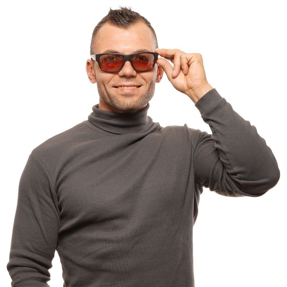 Bollé Holman 12569 Matte Black Phantom Brown Sunglasses 56-20-130