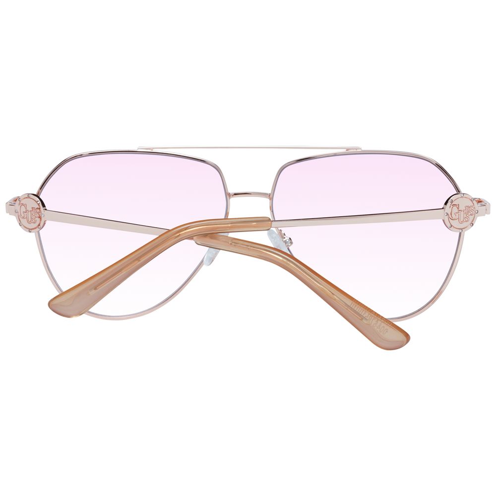Guess GF6140 28T Rose Gold Metal Sunglasses