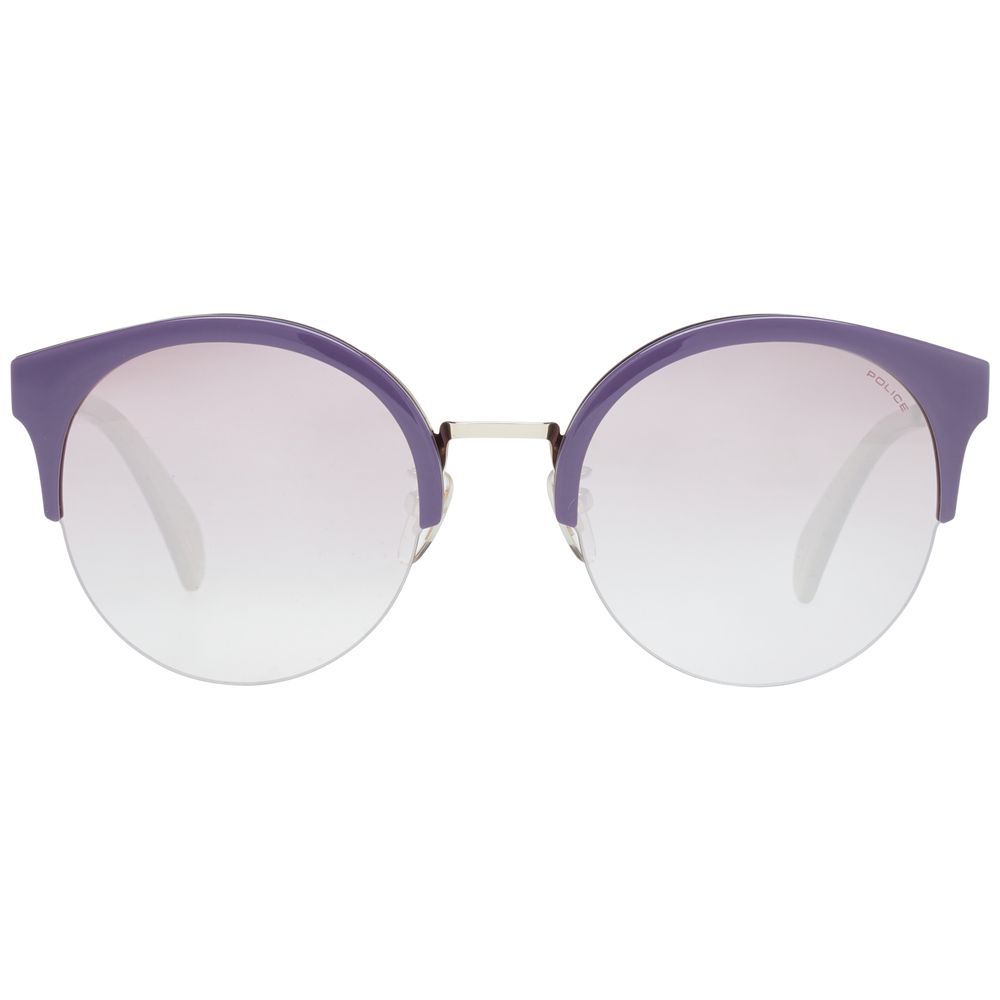 Police SPL615 Siren 1 Women's Sunglasses Purple Metal BNWT