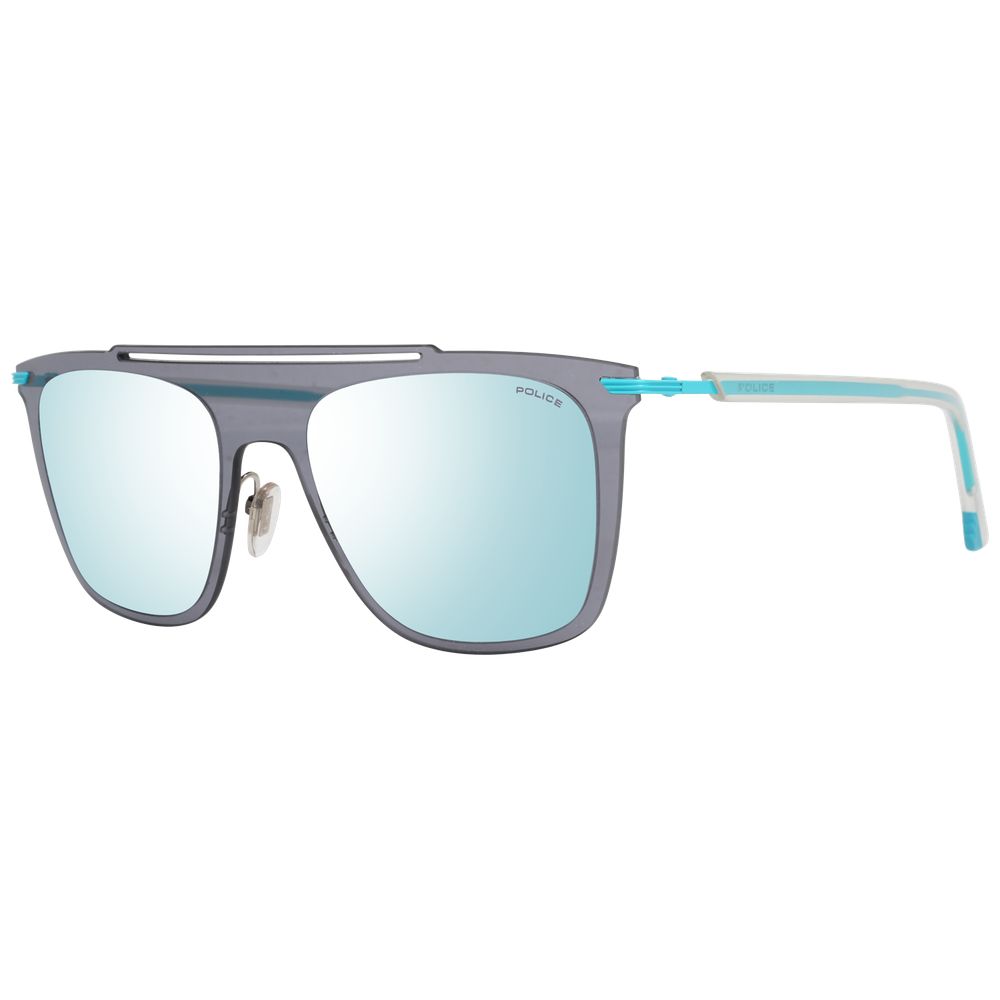 Police SPL581 Drop 1 Men's Sunglasses Grey Metal Plastic BNWT
