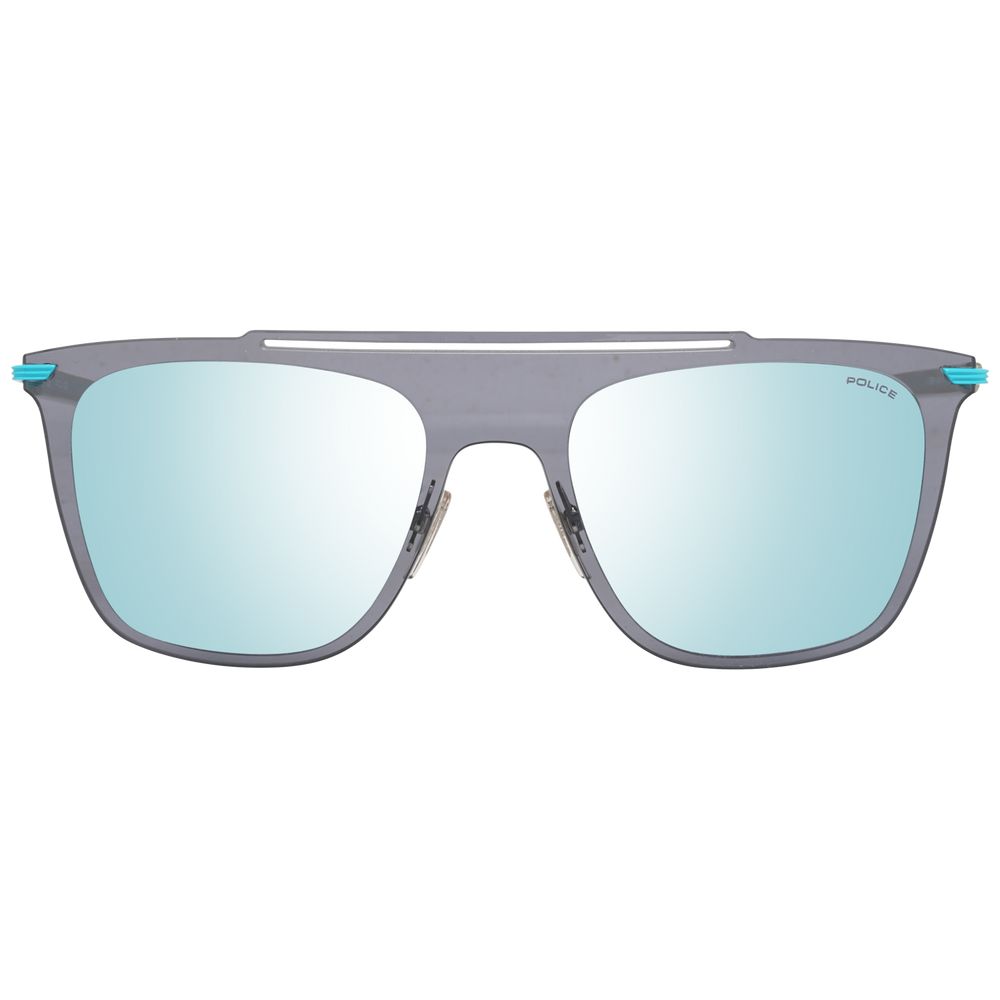 Police SPL581 Drop 1 Men's Sunglasses Grey Metal Plastic BNWT