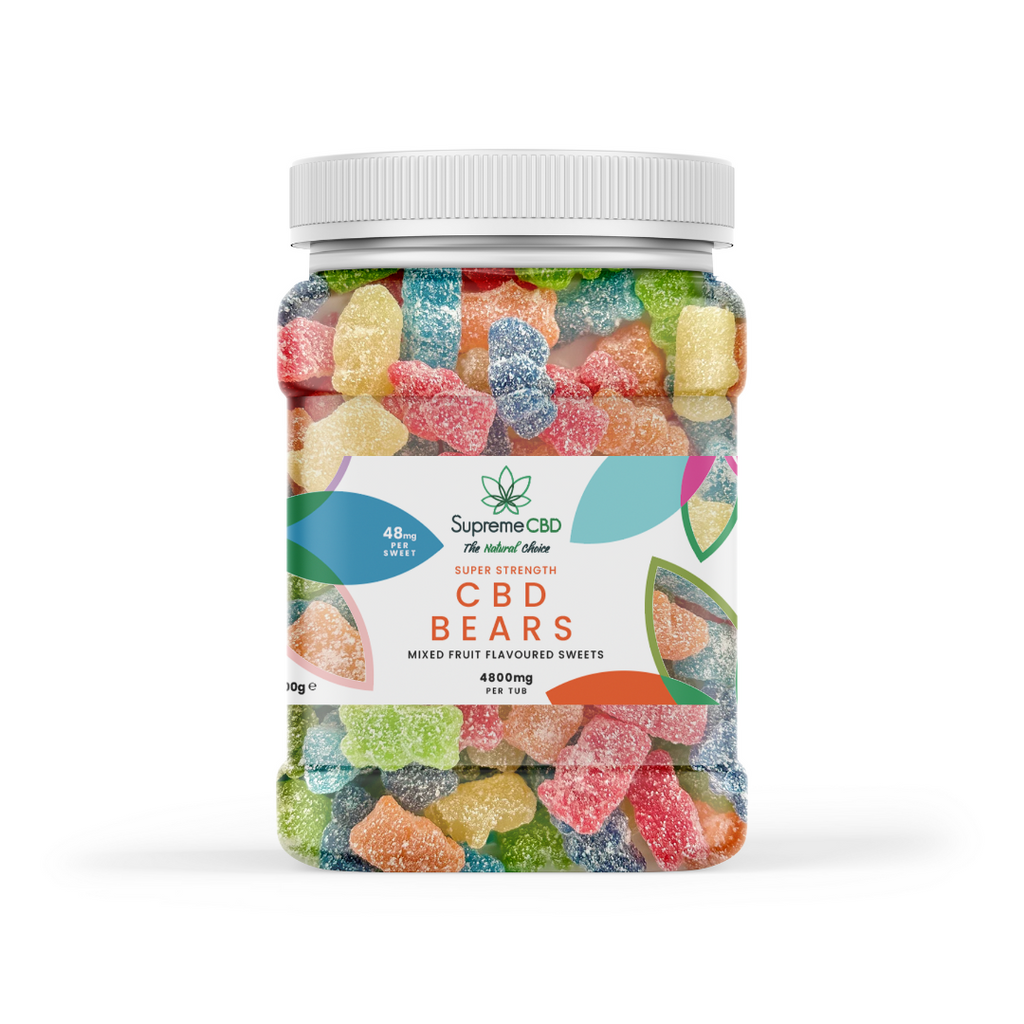 SupremeCBD Large Broad-Spectrum CBD Gummies 1600mg to 4800mg