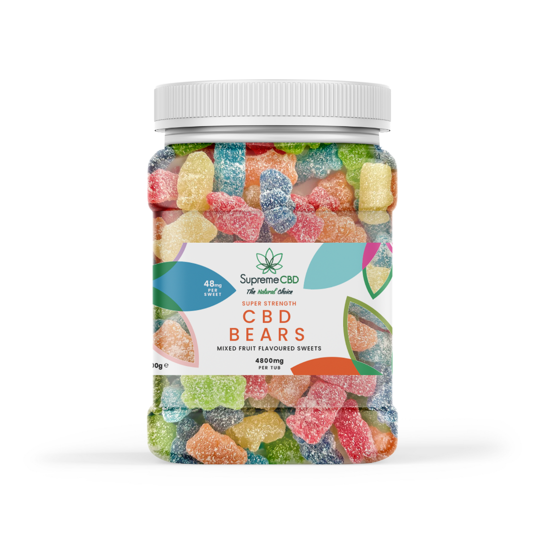 SupremeCBD Large Broad-Spectrum CBD Gummies 1600mg to 4800mg