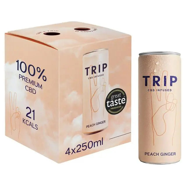 TRIP Sparkling Functional Drink CBD & Magnesium 7 Flavours 4x 250ml