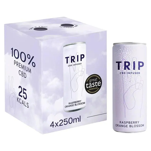 TRIP Sparkling Functional Drink CBD & Magnesium 7 Flavours 4x 250ml