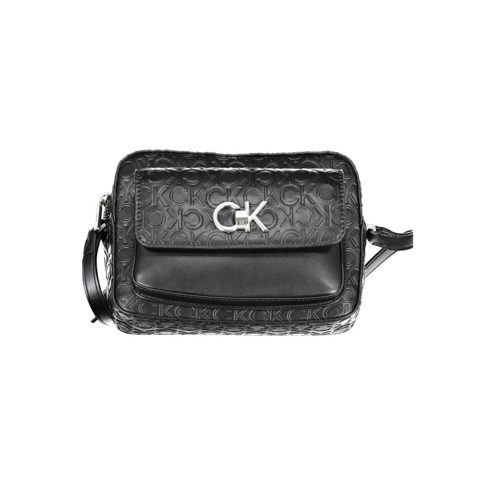 Calvin Klein Shoulder Bag Black Recycled Polyester