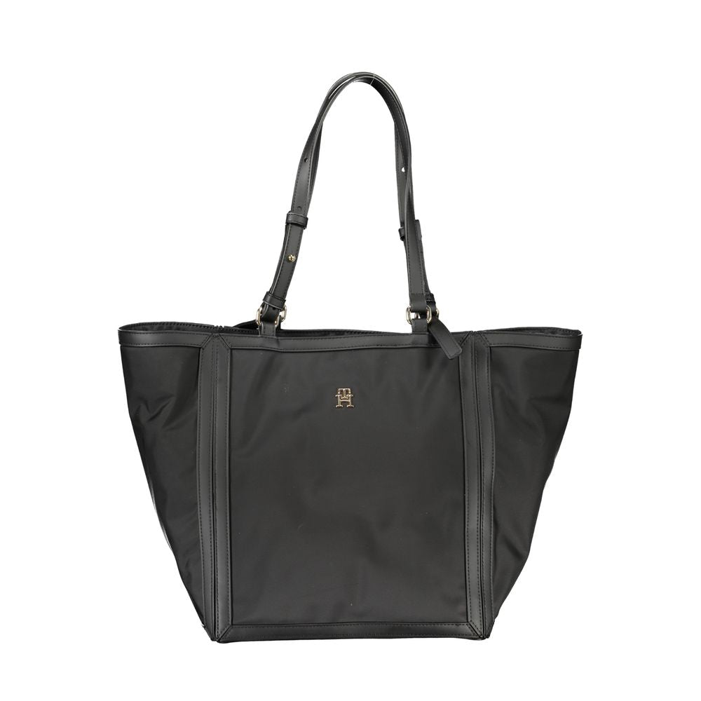 Tommy Hilfiger Women's Black Shoulder Bag Polyester PU
