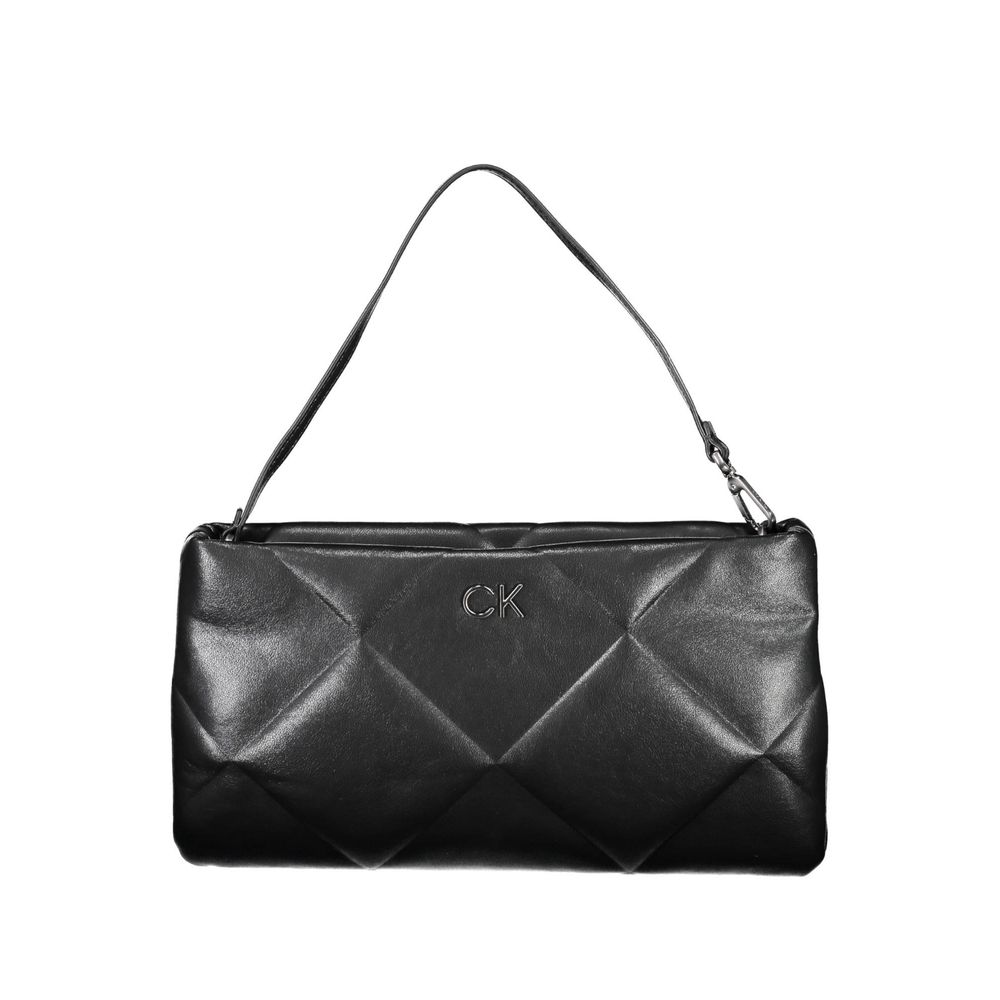 Calvin Klein Women's Black Polyester Bag - Single Handle, Eco Blend