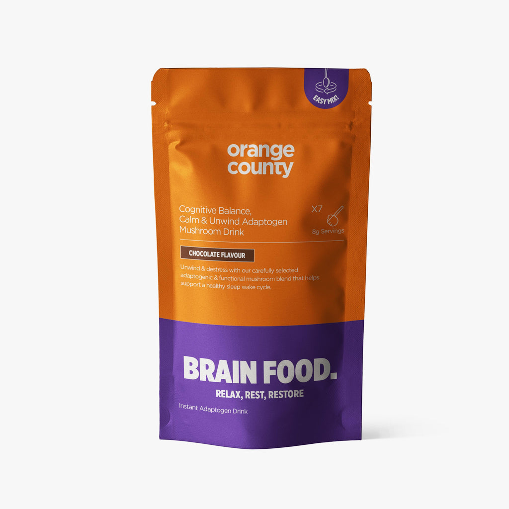 Orange County BRAIN FOOD. Calm & Unwind Adaptogen Mushroom Drink