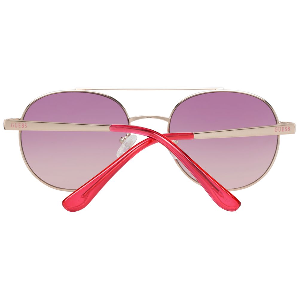 Guess GF0367 28Z Rose Gold Metal Sunglasses