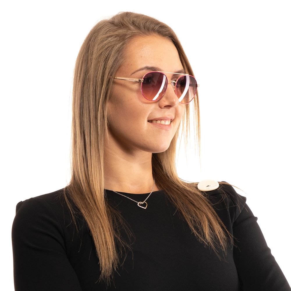 Guess GF0367 28Z Rose Gold Metal Sunglasses