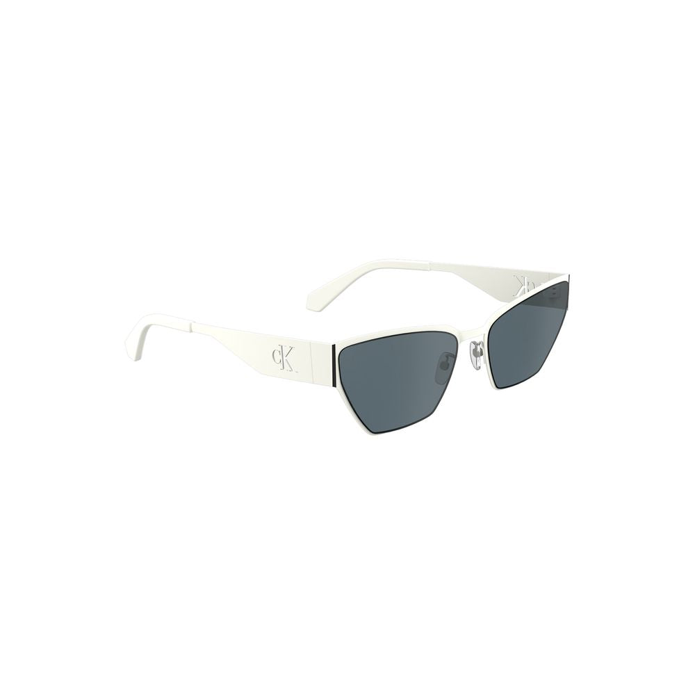 Calvin Klein CKJ24207S 100 White Metal Women Sunglasses