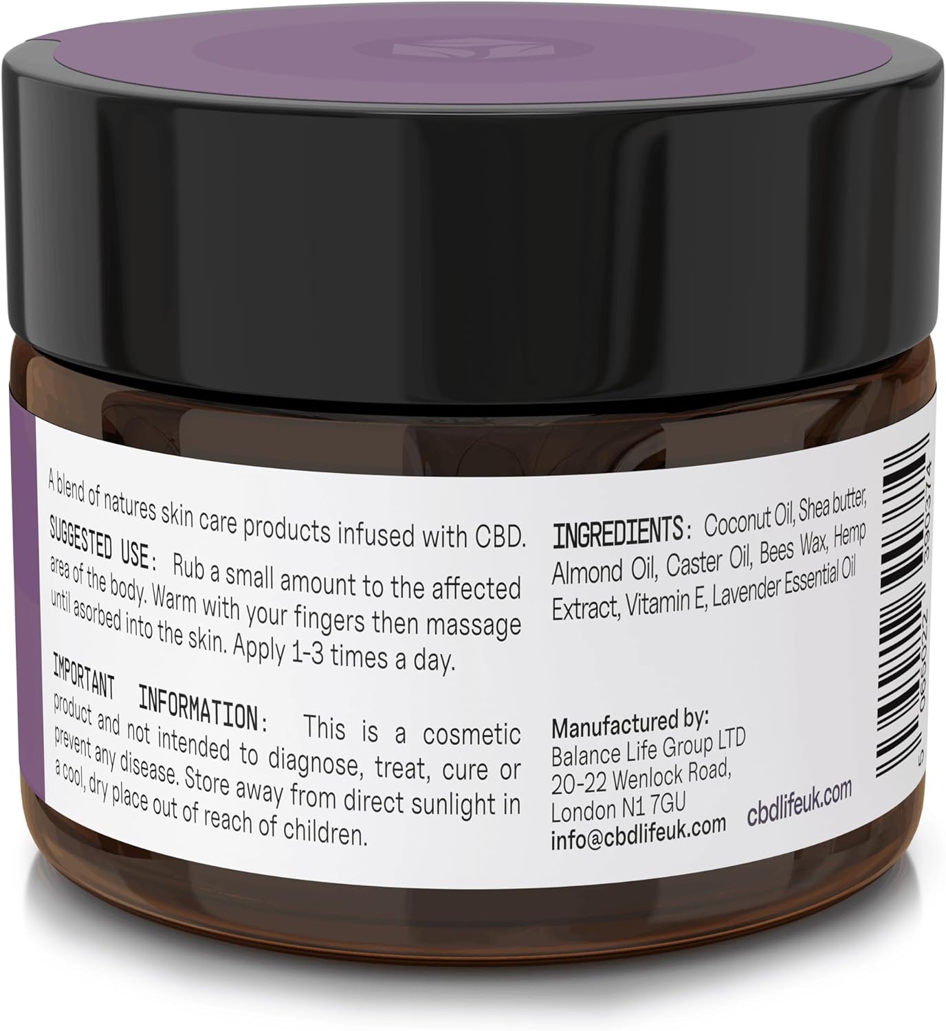 CBDLife CBD 1000mg Muscle Rub – 50ml