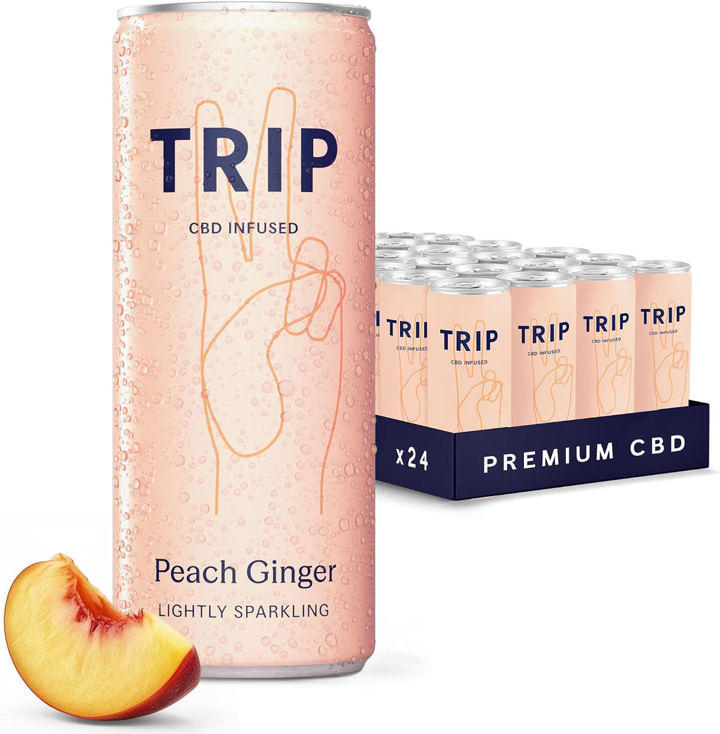 TRIP Sparkling Functional Drink 12 x 250ml CBD or Magnesium Flavour Choice