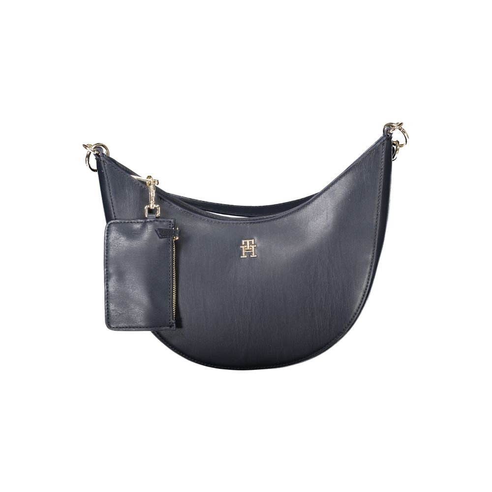 Tommy Hilfiger Women Handbag Blue Polyethylene Shoulder Bag