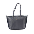 Tommy Hilfiger Women's Blue Handbag - Polyester, Adjustable Strap