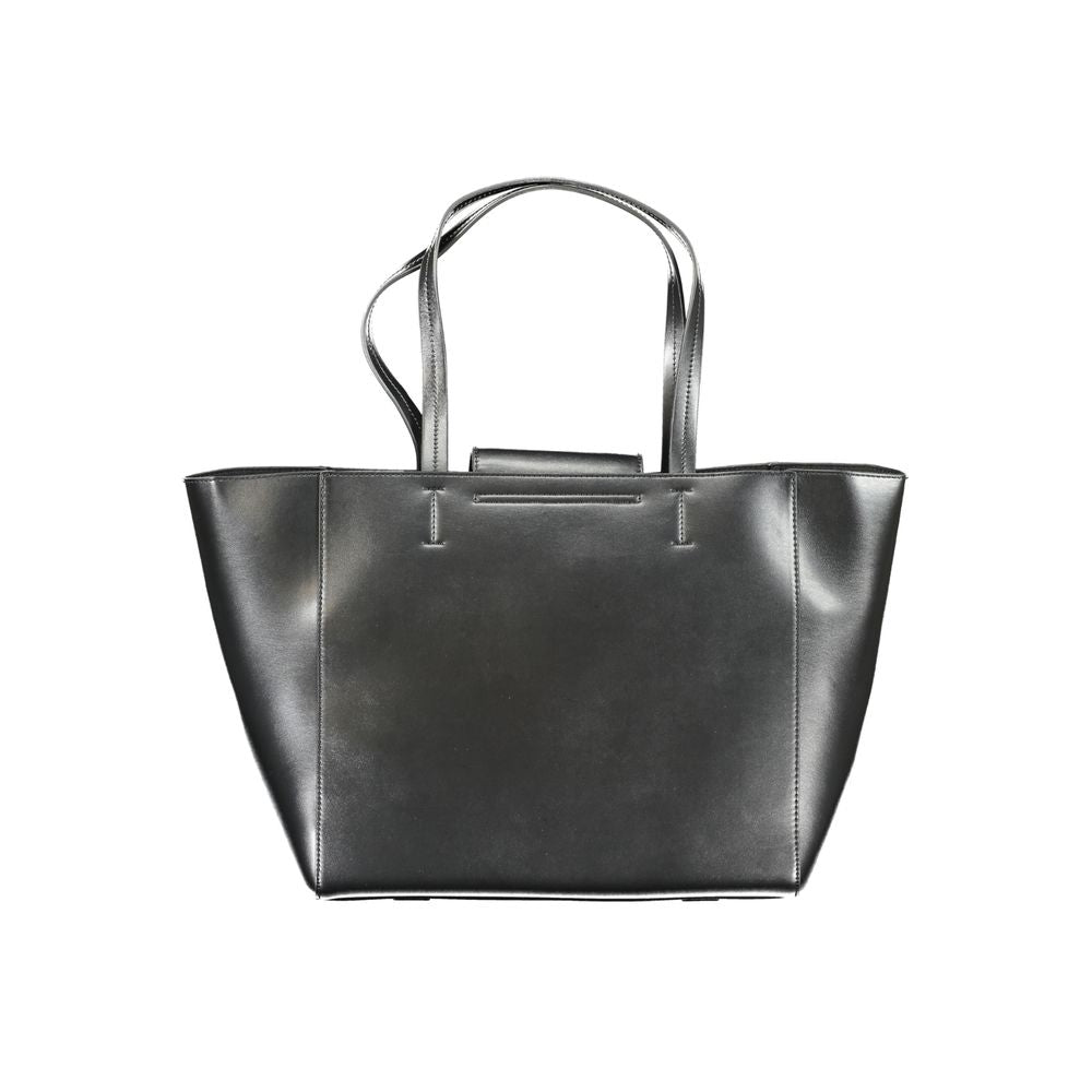 Calvin Klein Women's Black Recycled Polyester Handbag RFID