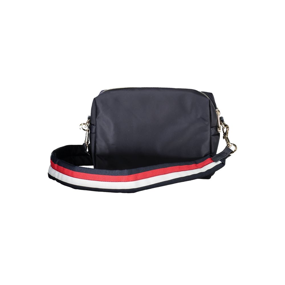 Tommy Hilfiger Women's Shoulder Bag Blu Polyester Adjustable Strap