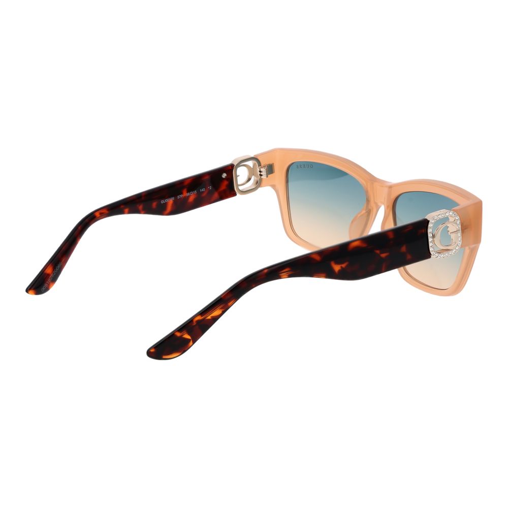 Guess GU00105 57P Beige Stainless Steel Sunglasses