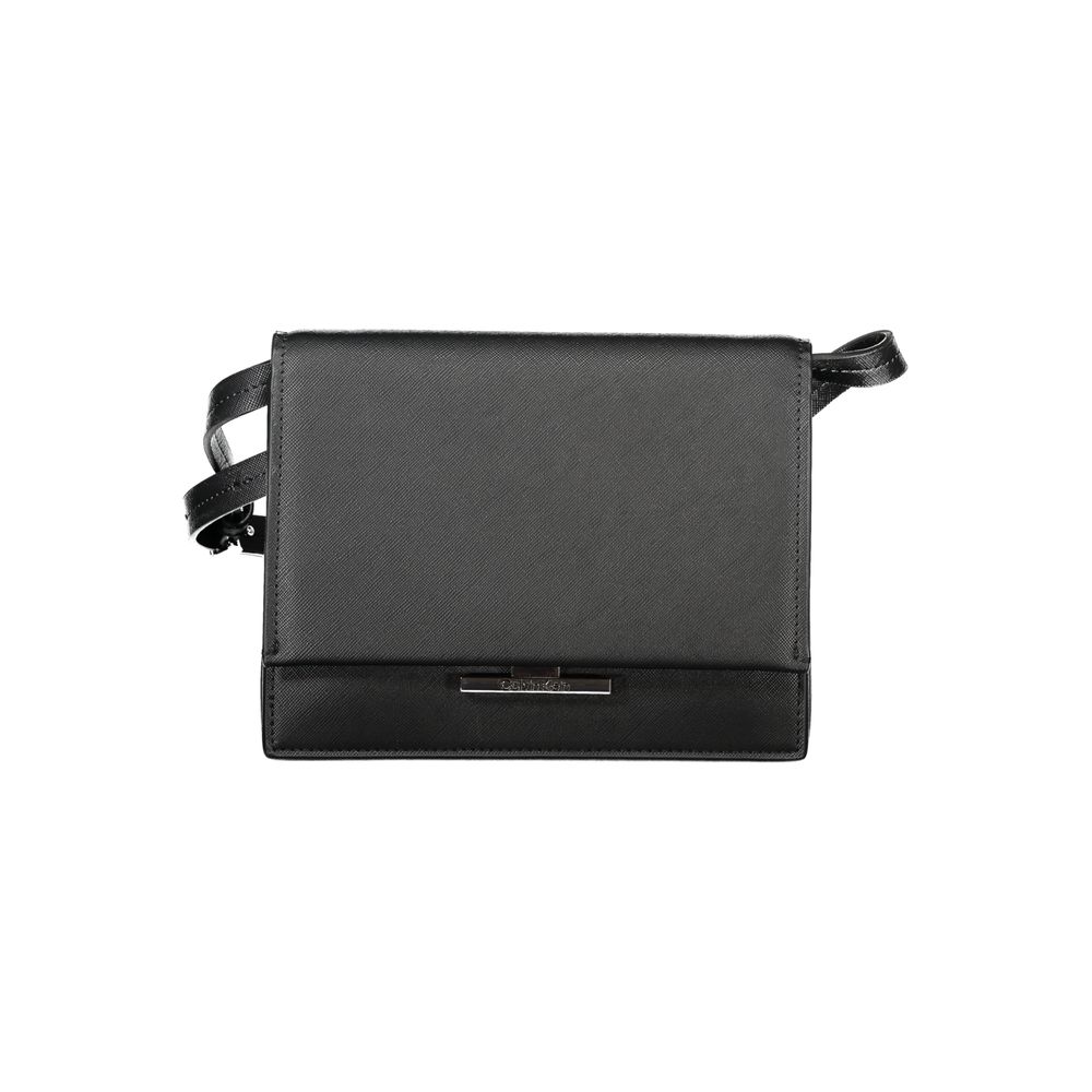 Calvin Klein Shoulder Bag Nero Polyurethane Removable Strap