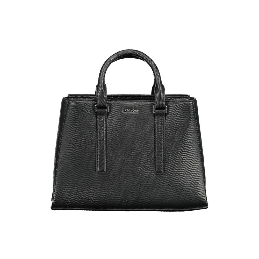 Calvin Klein Women's Handbag Nero - 50% Recycled Polyester Blend