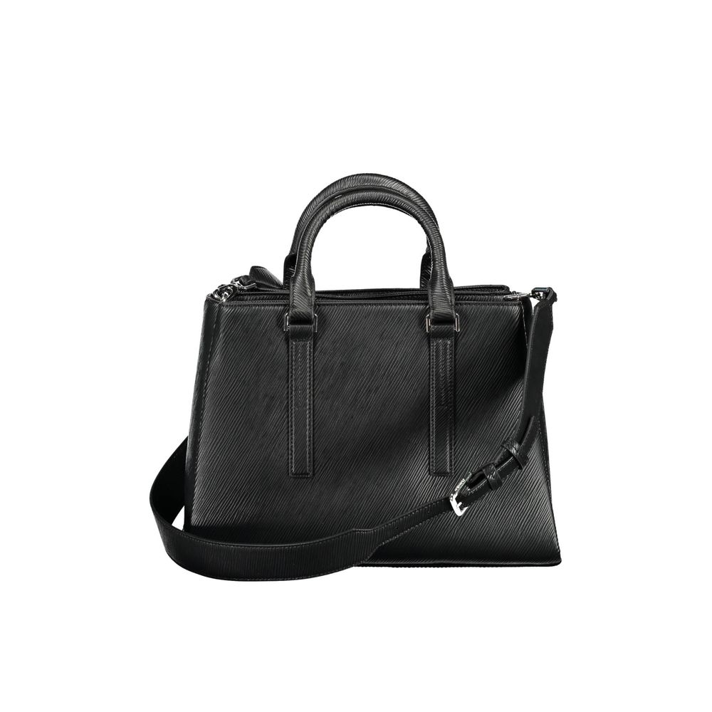 Calvin Klein Women's Handbag Nero - 50% Recycled Polyester Blend