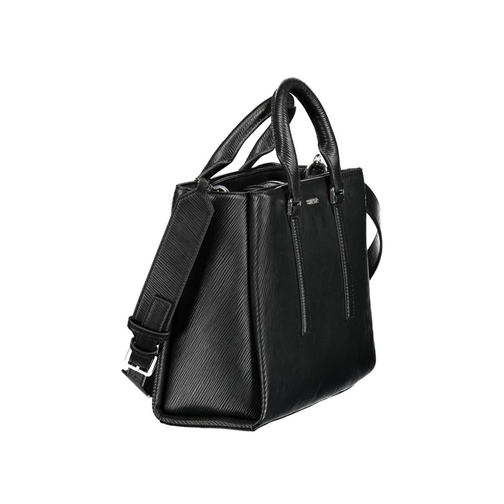 Calvin Klein Women's Handbag Nero - 50% Recycled Polyester Blend