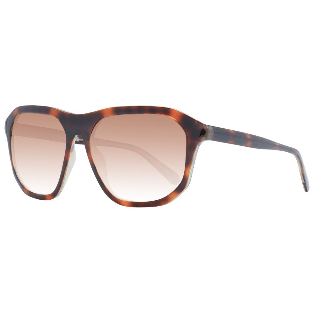 Guess GU00057 52F Brown Plastic Sunglasses