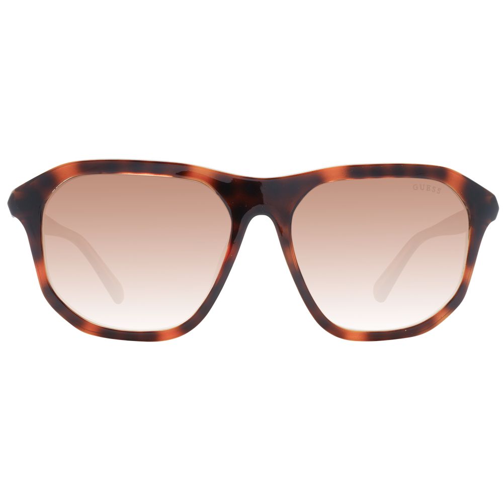 Guess GU00057 52F Brown Plastic Sunglasses
