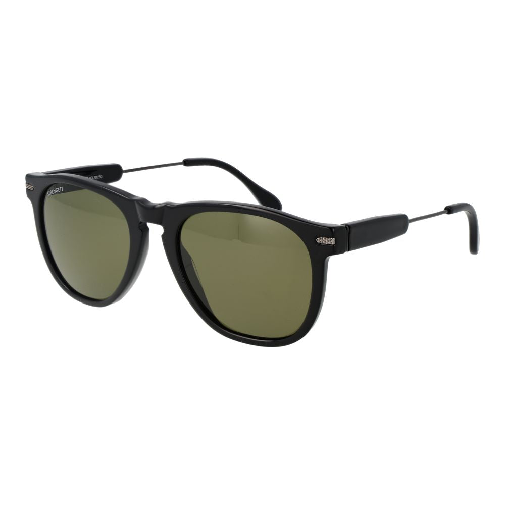 Serengeti Amboy SS530001 Black Plastic Sunglasses