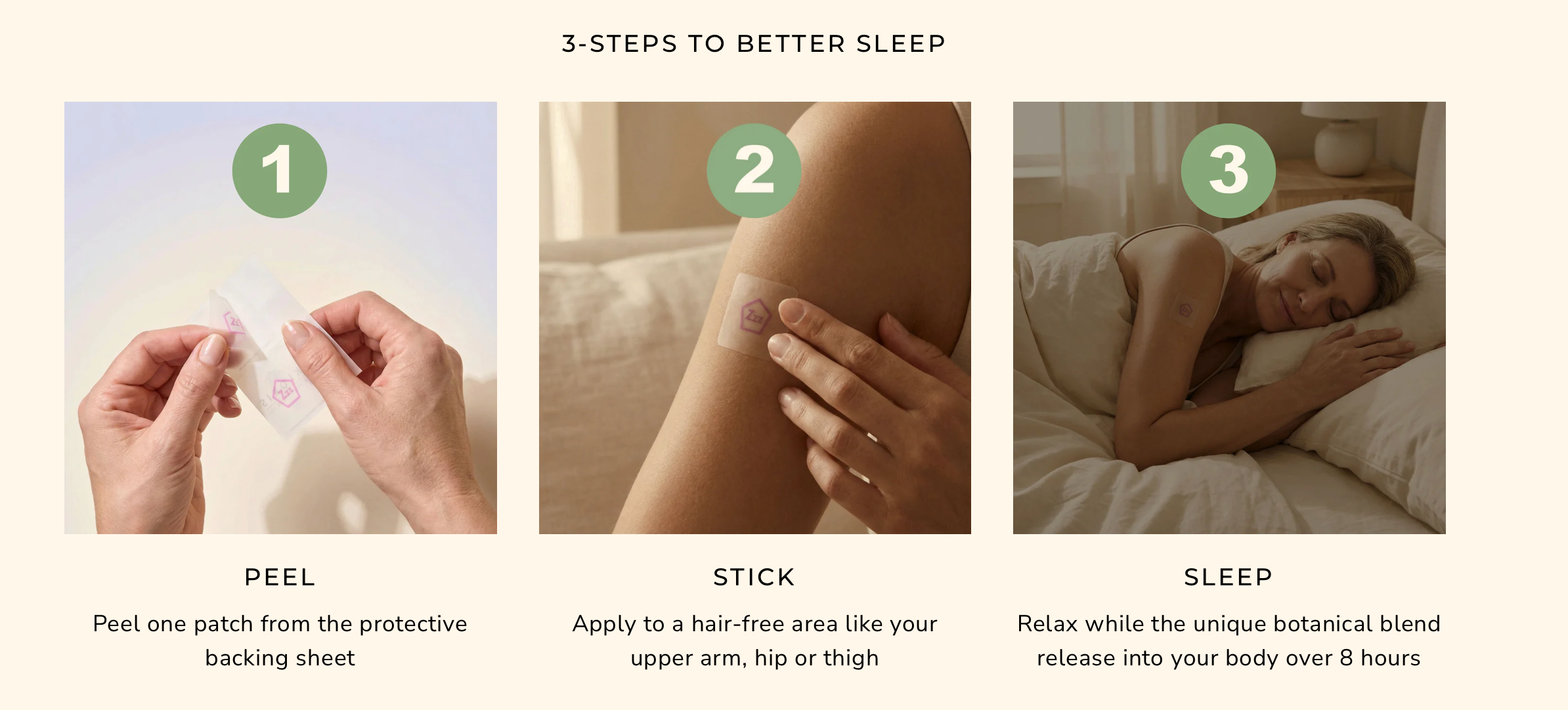 CBD Sleep Patches – Valerian, Hops & Passionflower